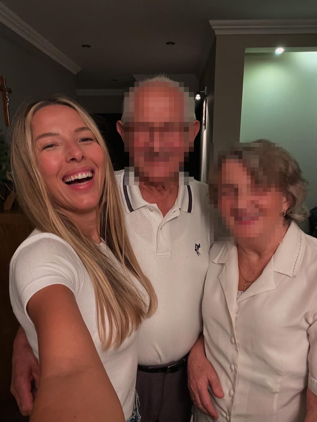 Ewa Chodakowska z rodzicami