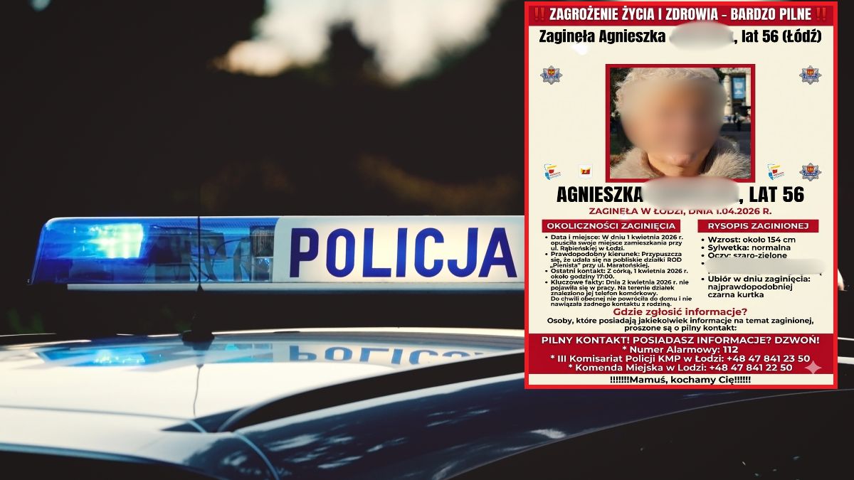 Finał poszukiwań 56-latki z Łodzi