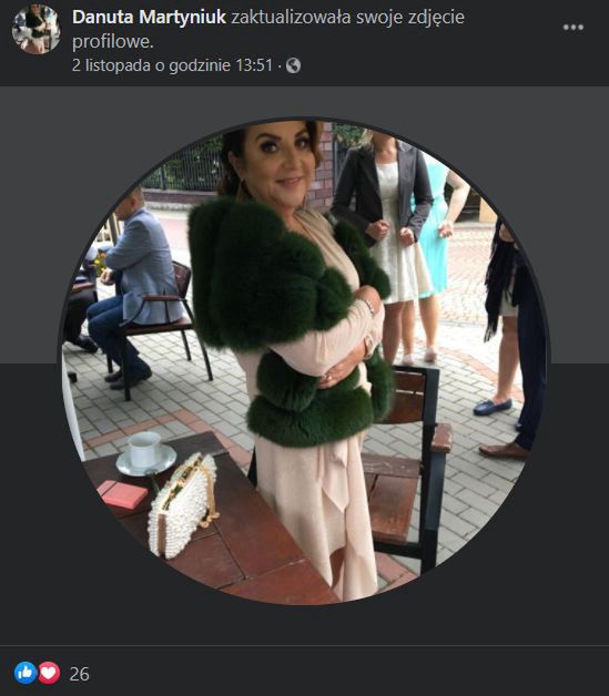Danuta Martyniuk wróciła na Facebooka