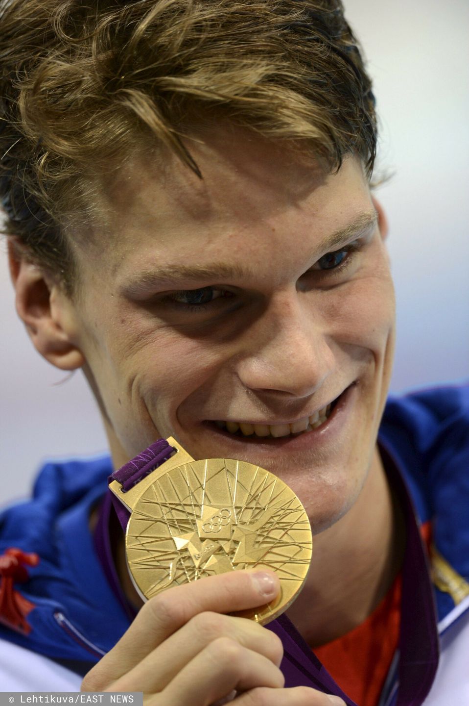 Londyn 2012 - KonkurencjeFrance's swimmer Yannick Angel won Men's 200m Freestyle Final at Aquatics Center in the Olympic Park in London on Monday, 30th July, 2012. LEHTIKUVA / Vesa Moilanen *** FINLAND OUT. NO THIRD PARTY SALES. ***Vesa Moilanen
