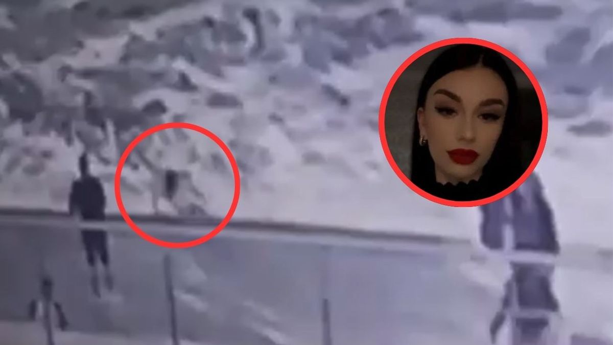 Ukrainka została wciągnięta przez fale w Odessie