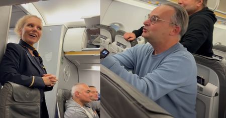 Tak kabareciarze zachowali się w niemieckim samolocie. Jest nagranie