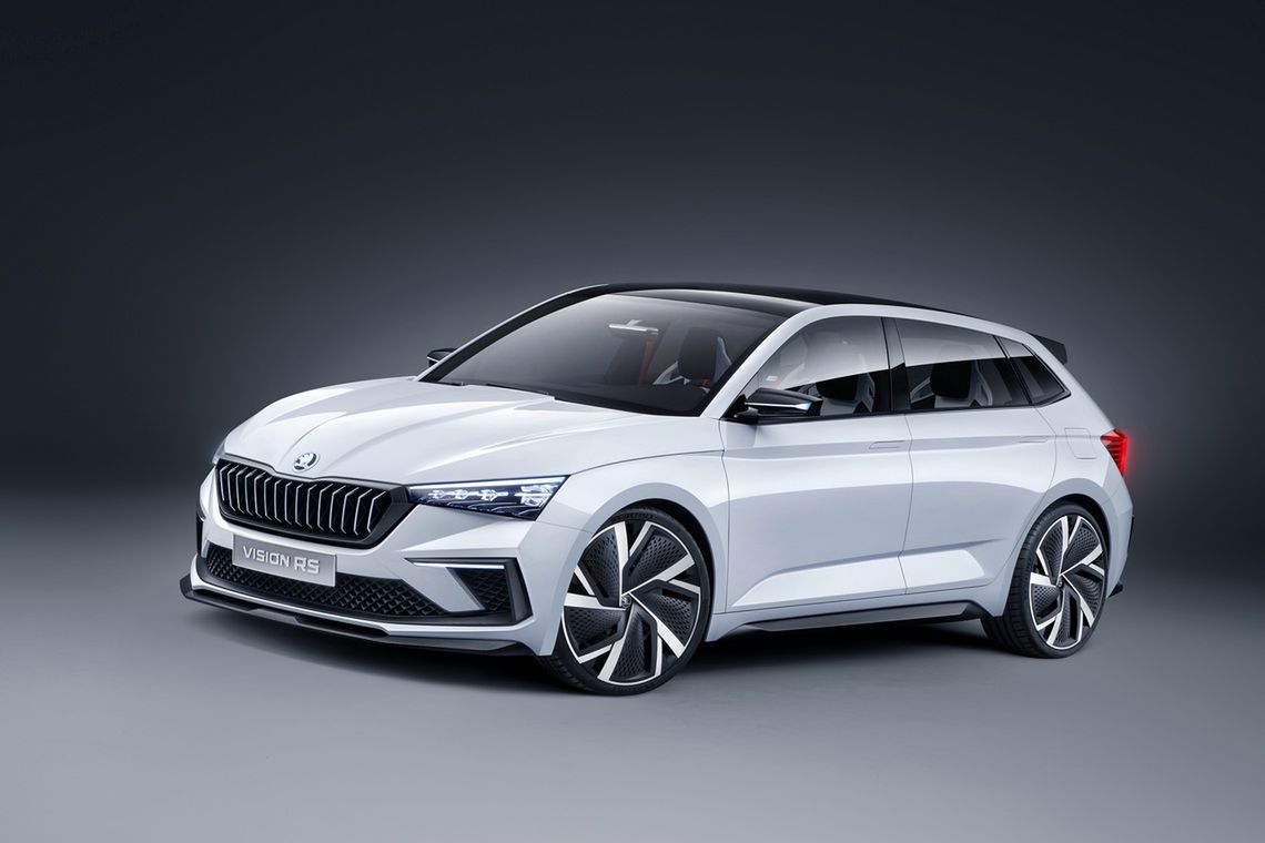 Škoda Vision RS - koncept pokazany na targach w Paryżu w październiku 2018 - to oficjalna zapowiedź stylistyczna Scali.