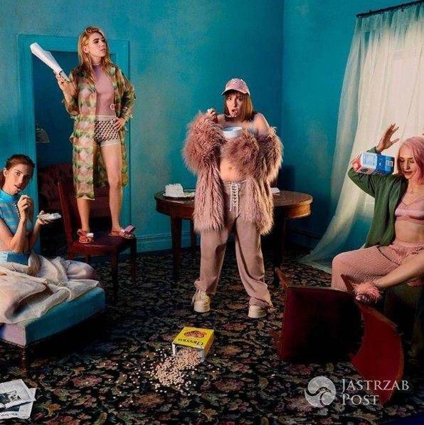Lena Dunham i obsada serialu "Dziewczyny" w magazynie Glamour