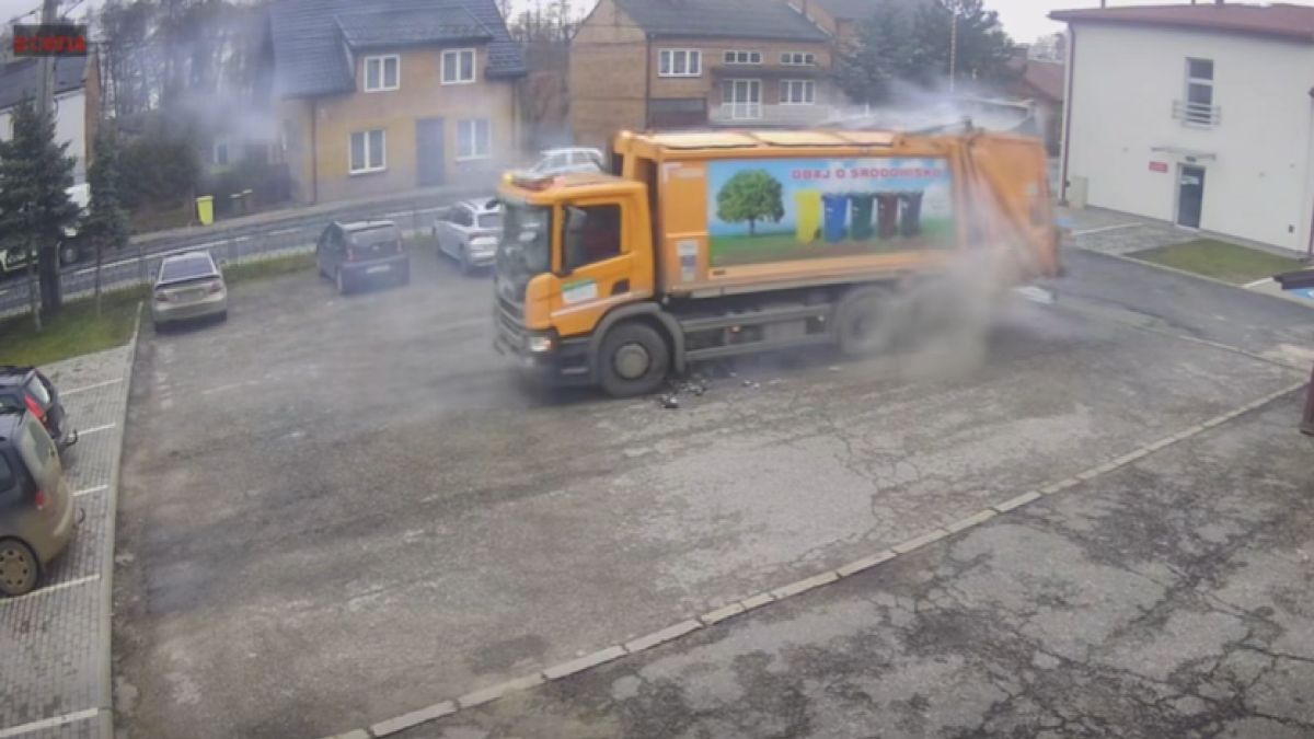 Kierowca zachował zimną krew