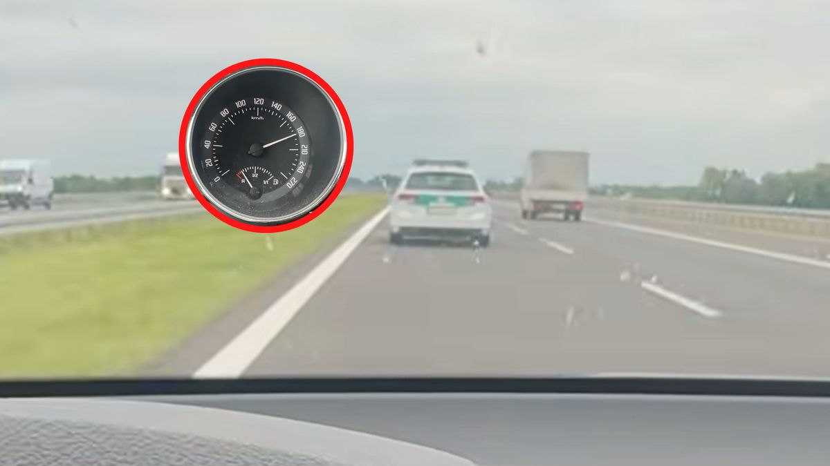 Nagranie z autostrady A4 obiegło sieć.