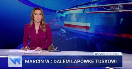 Skąd ten pasek? W TVP mówili o pośle PiS i izbie wytrzeźwień. Na pasku Tusk
