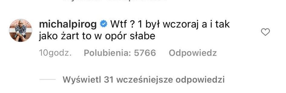 Komentarze na profilu Antka Królikowskiego