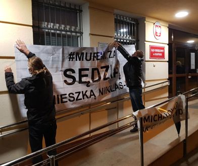 Protest w obronie sędzi Agnieszki Niklas-Bibik