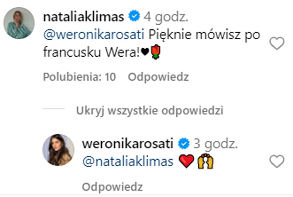 Weronika Rosati w filmie "Dama pikowa"