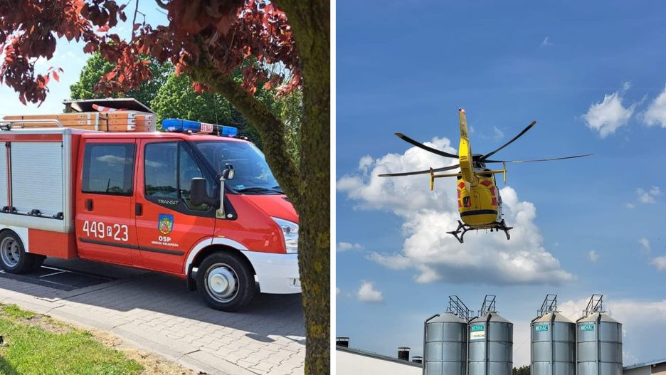 Nie żyje mężczyzna porażony prądem pod Grodziskiem Wielkopolskim