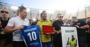 Ronaldinho dostał klucze do miasta i koszulkę Ruchu Chorzów