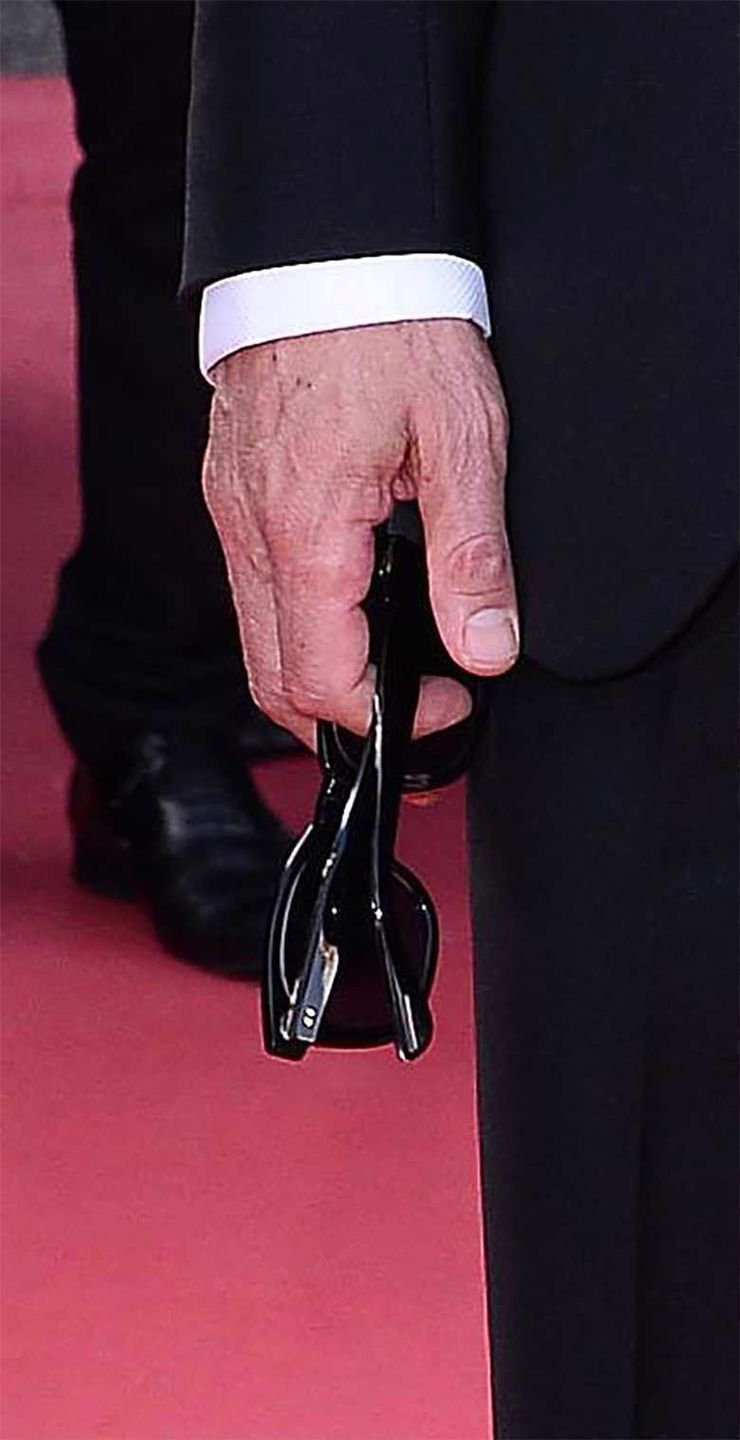 Brad Pitt - przeciwsłoneczne okulary, Cannes 2019