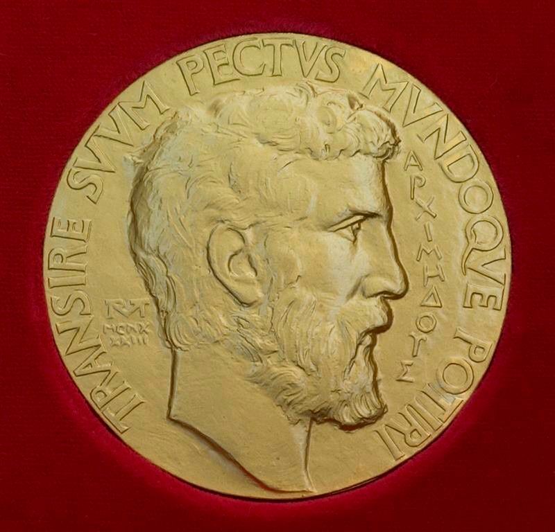 Awers Medalu Fieldsa. Widnieje na nim nie Fields, a Archimedes - wielki starożytny matematyk, fizyk i konstruktor.