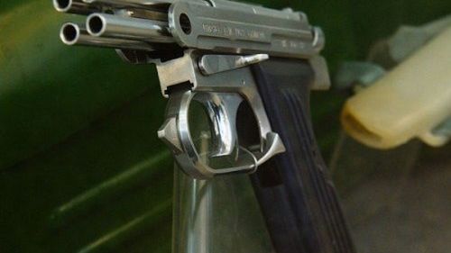 Jakie szczególne zastosowanie miał ten czterolufowy pistolet? 1