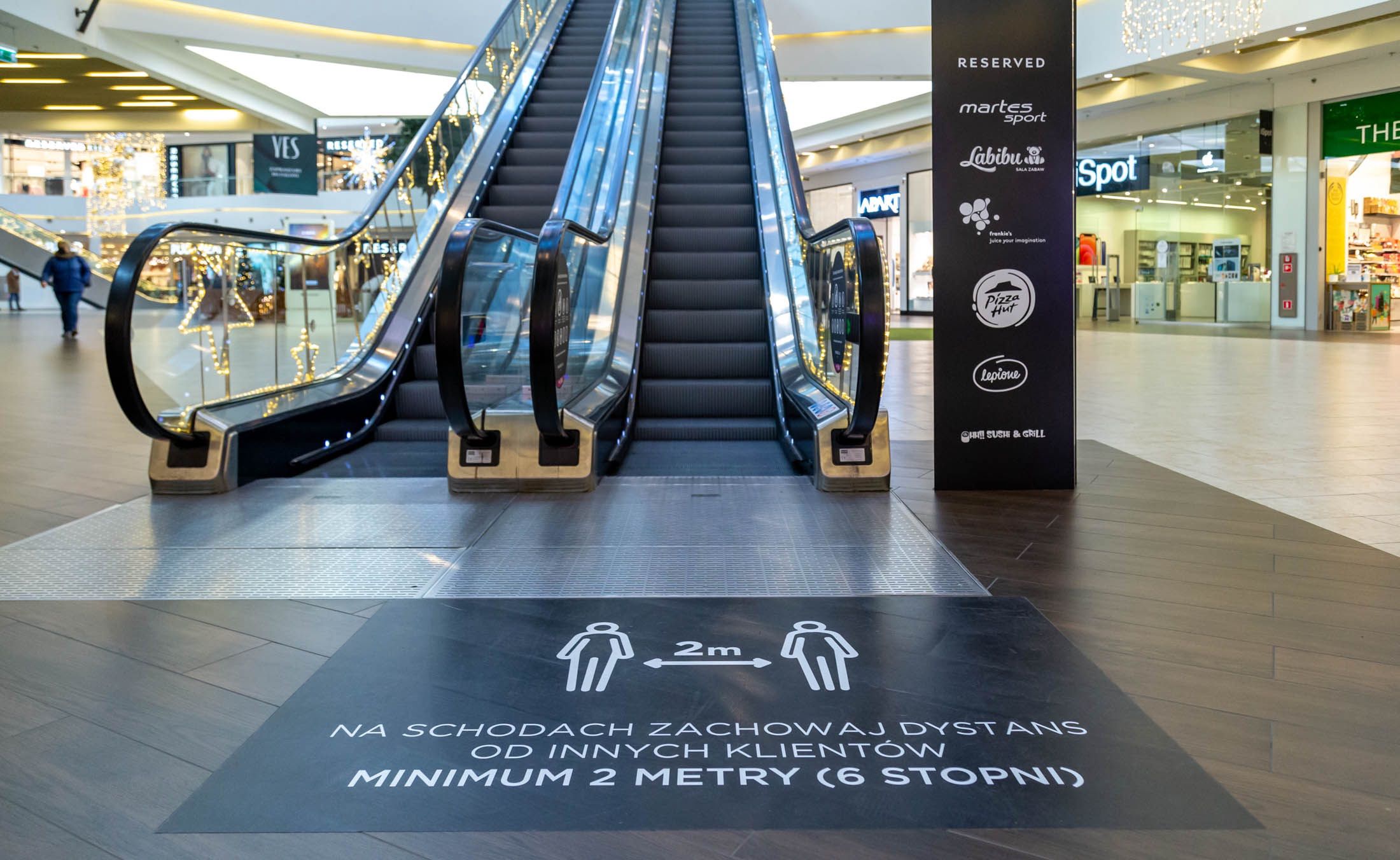 galeria handlowa centrum handlowe sklep dystans