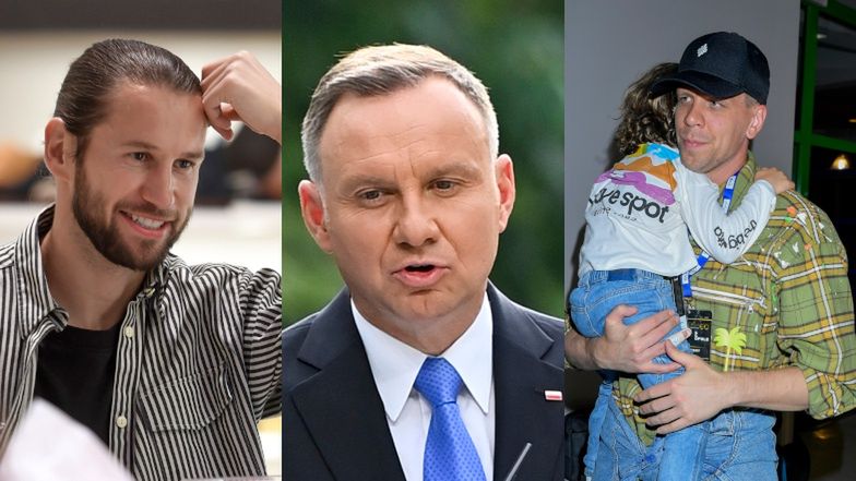 Wojciech Szczęsny i Grzegorz Krychowiak żartują z Andrzeja Dudy