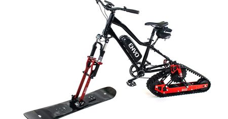 Zmień swój zwykły rower w jeżdżący po śniegu e-rower