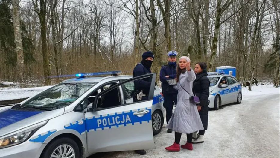 Posłanki KO na granicy z Białorusią