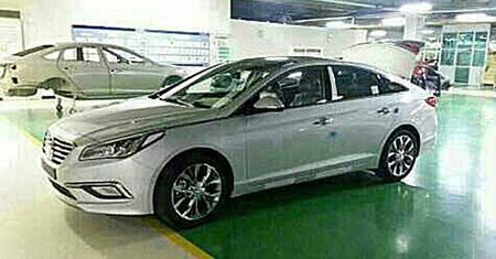 Nowy Hyundai Sonata (2015) - przyłapany