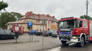 Kruszwica: Ewakuacja pracowników. Straż Pożarna interweniowała w Urzędzie Miejskim w Kruszwicy. Zdjęcia