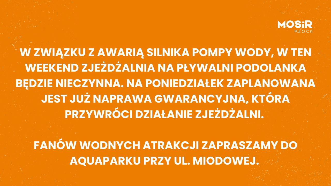 Nieczynna zjeżdżalnia