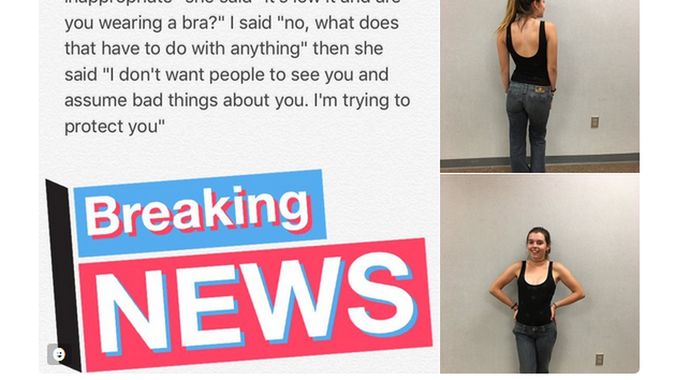  Remy dostała reprymendę za brak stanika