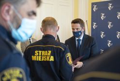 Warszawa. Prezydent nagrodził funkcjonariuszy Straży Miejskiej