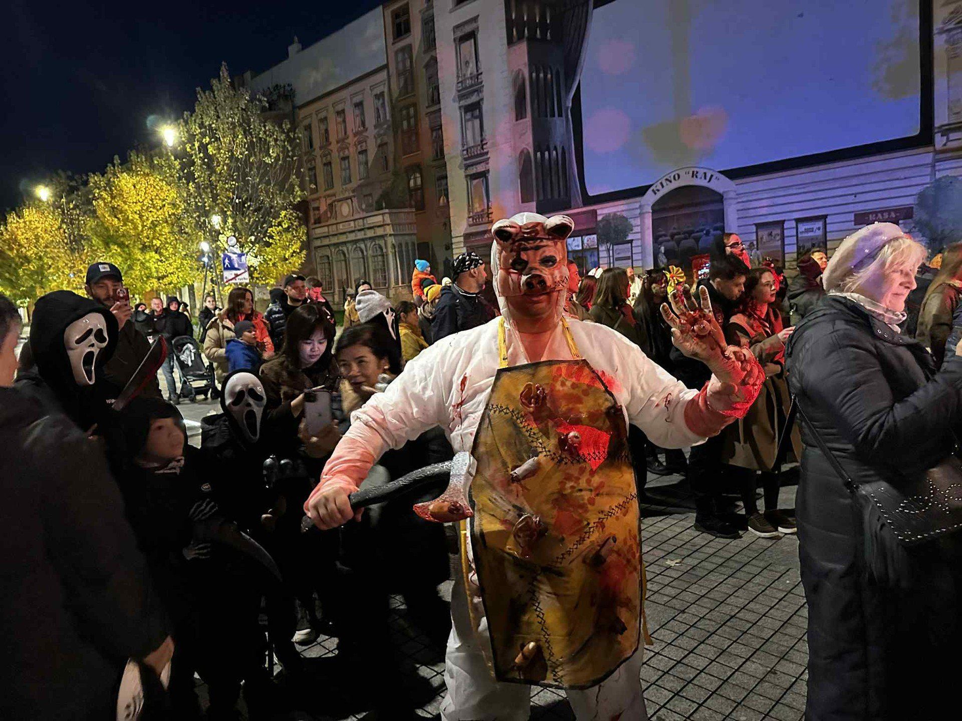 halloweenowa parada piotrkowska lodz