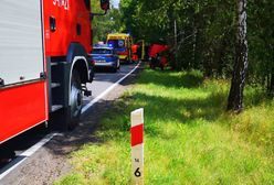 Teofilów. Śmiertelny wypadek na DK 48. Motocyklista wjechał w drzewo