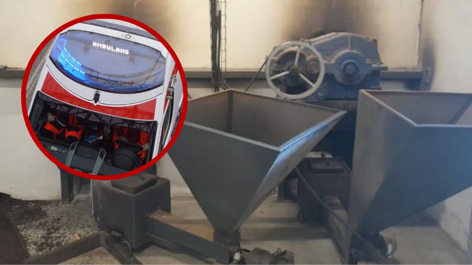 Na pomoc poszkodowanemu ruszyli współpracownicy.