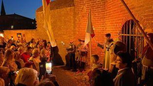 Niesamowity klimat podczas spaceru z duchami Krzyżaków. Pierwszy dzień Lęborskich Dni Jakubowych za nami