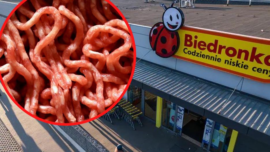 Kupił mięso w Biedronce. Otworzył mielone i nie mógł uwierzyć