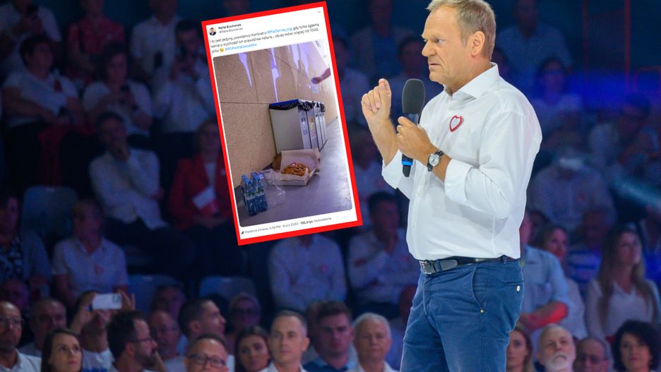 Zdjęcie chleba zostało zrobione podczas konwencji programowej KO w Tarnowie