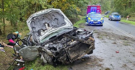 Wołów: Nie zatrzymał się do kontroli, uciekając rozbił auto