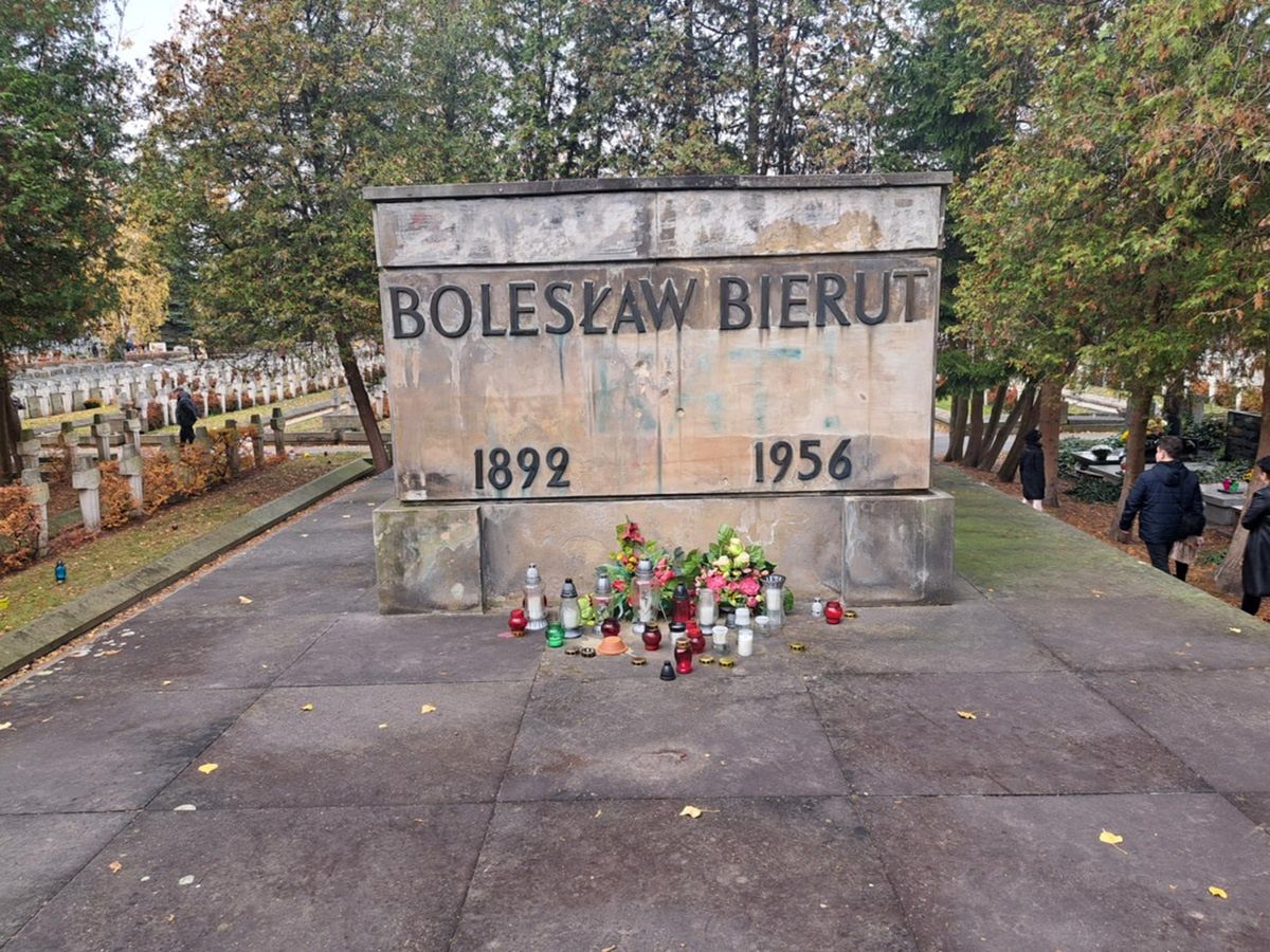 Grób Bolesława Bieruta.