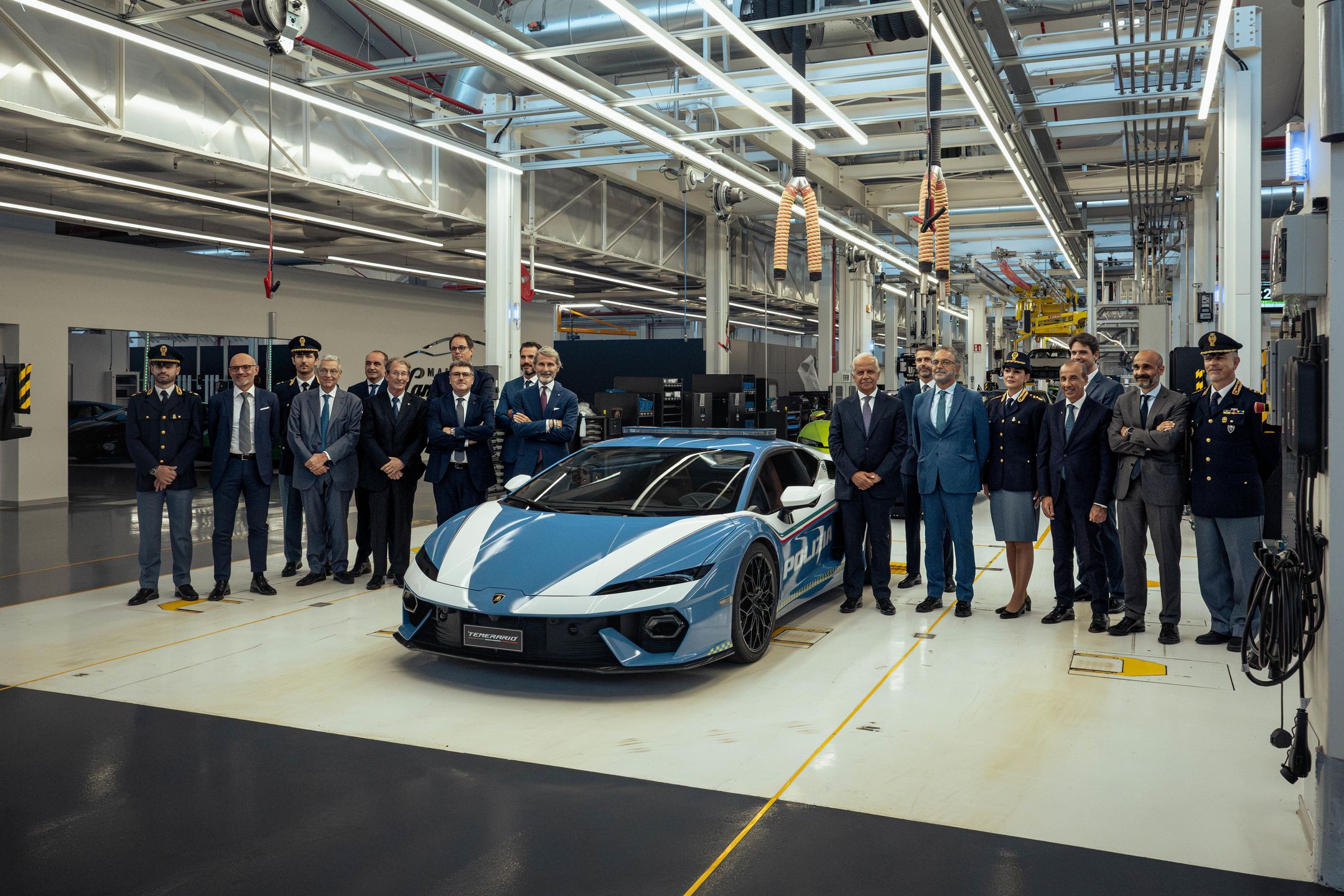 Lamborghini Temerario jako radiowóz