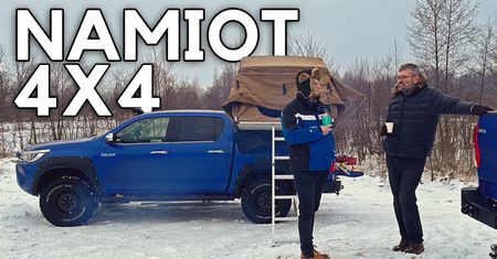 Toyota Hilux + namiot, czyli noc spędzona w terenie