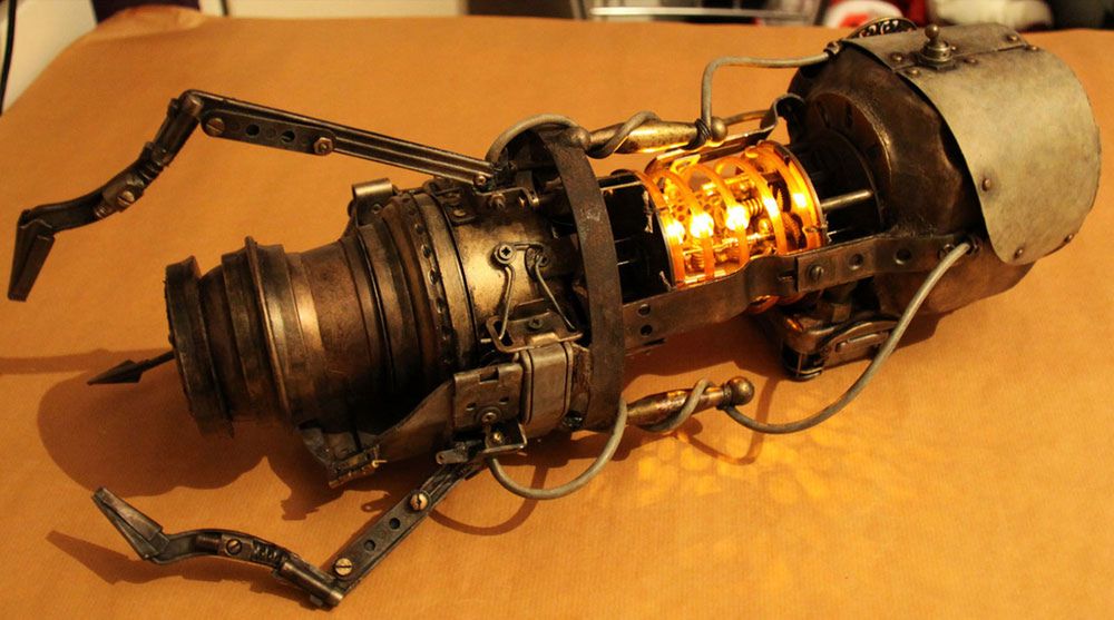 Portal gun w wersji steampukowej - zachwyci każdego fana! 5