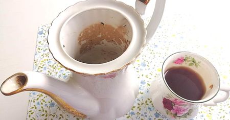 Jak parzyć herbatę, aby nie zostawiała osadu na kubku? Jedna kropla tego produktu wystarczy