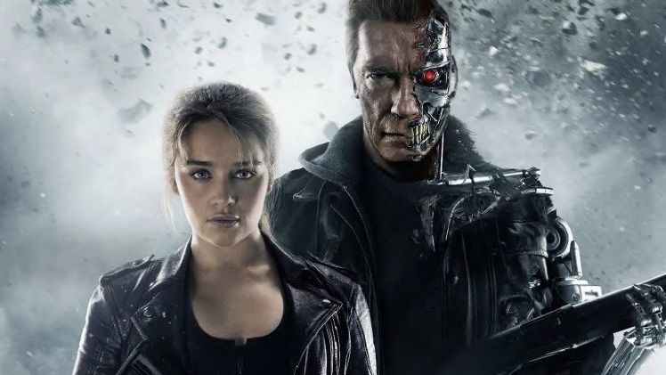 Emilia Clarke i Arnold Schwarzenegger