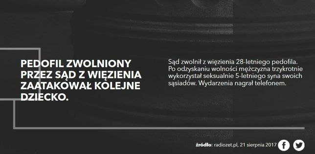 Najmocniejszy plakat kampanii "Sprawiedliwe sądy" 