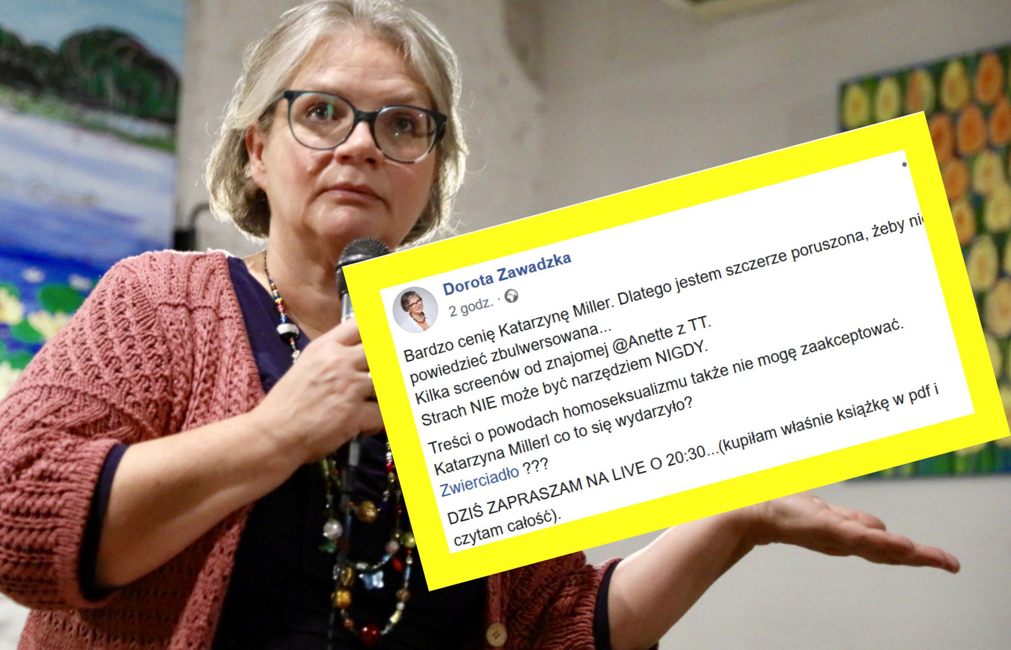 Dorota Zawadzka nie kryje oburzenia bulwersującymi fragmentami nowej książki Katarzyny Miller i Suzan Giżyńskiej