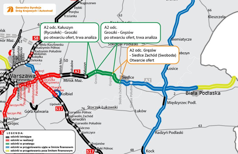 Budowa A2. Znamy chętnych w przetargu