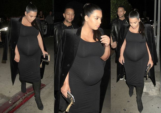 Kim Kardashian w BARDZO obcisłej sukience (ZDJĘCIA)