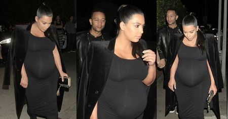 Kim Kardashian w BARDZO obcisłej sukience (ZDJĘCIA)