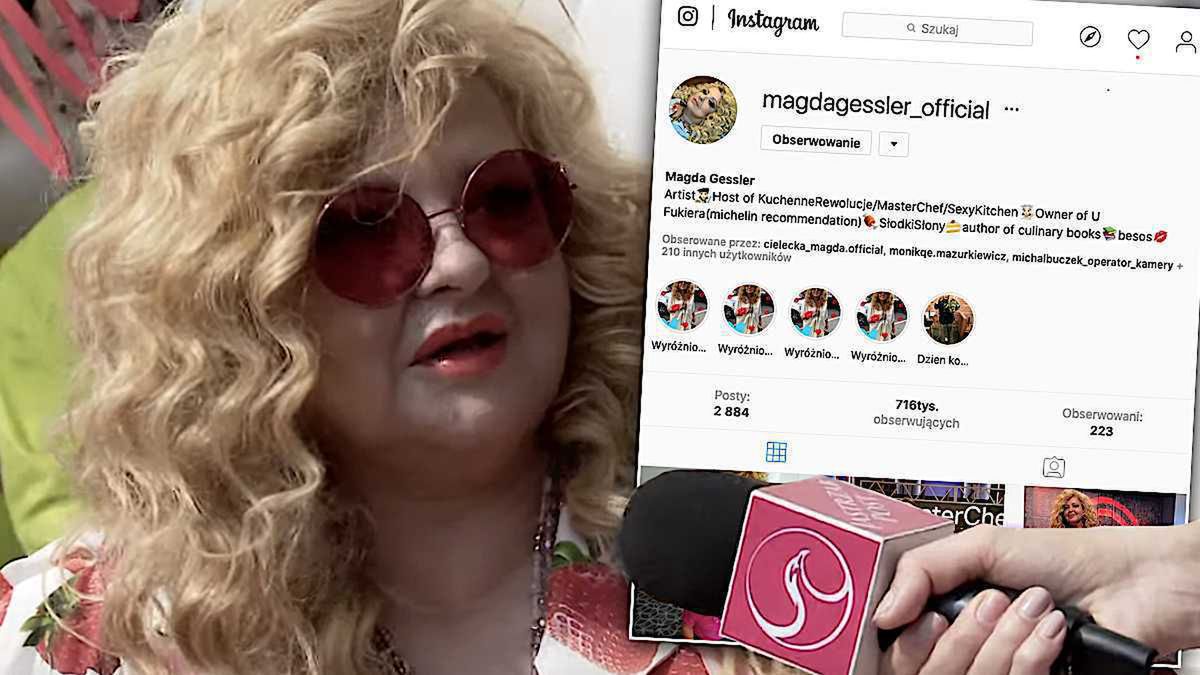 Magda Gessler tłumaczy się z błędów w postach na Instagramie. Czy publikuje je będąc pod wpływem alkoholu? [WIDEO]