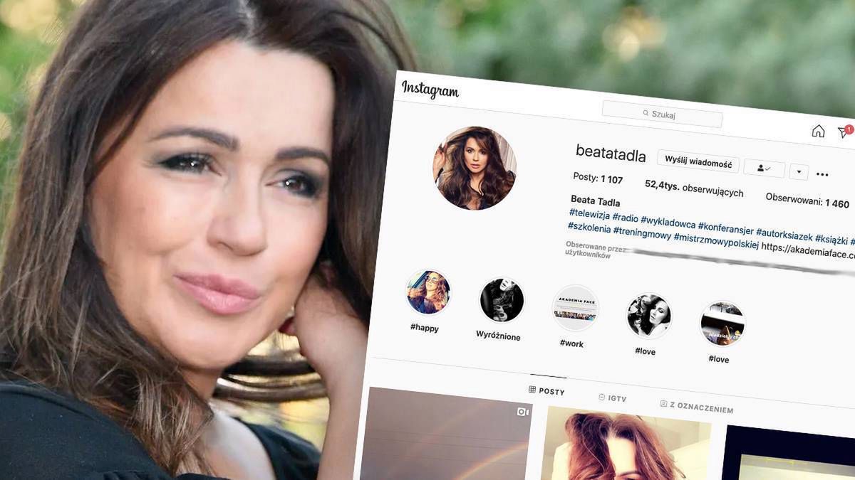 Beata Tadla raz dwa rozprawiła się ze złodziejem. Już wie, kto ukradł jej profil na Instagramie