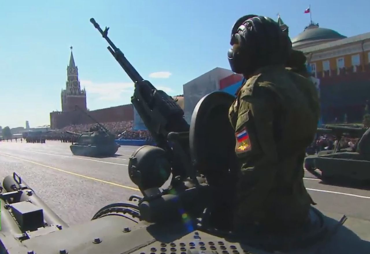 Rosjanie świętowali zwycięstwo nad Hitlerem