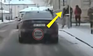 Nawet nie spojrzał. Pieszy nagrany. Aż brakuje słów